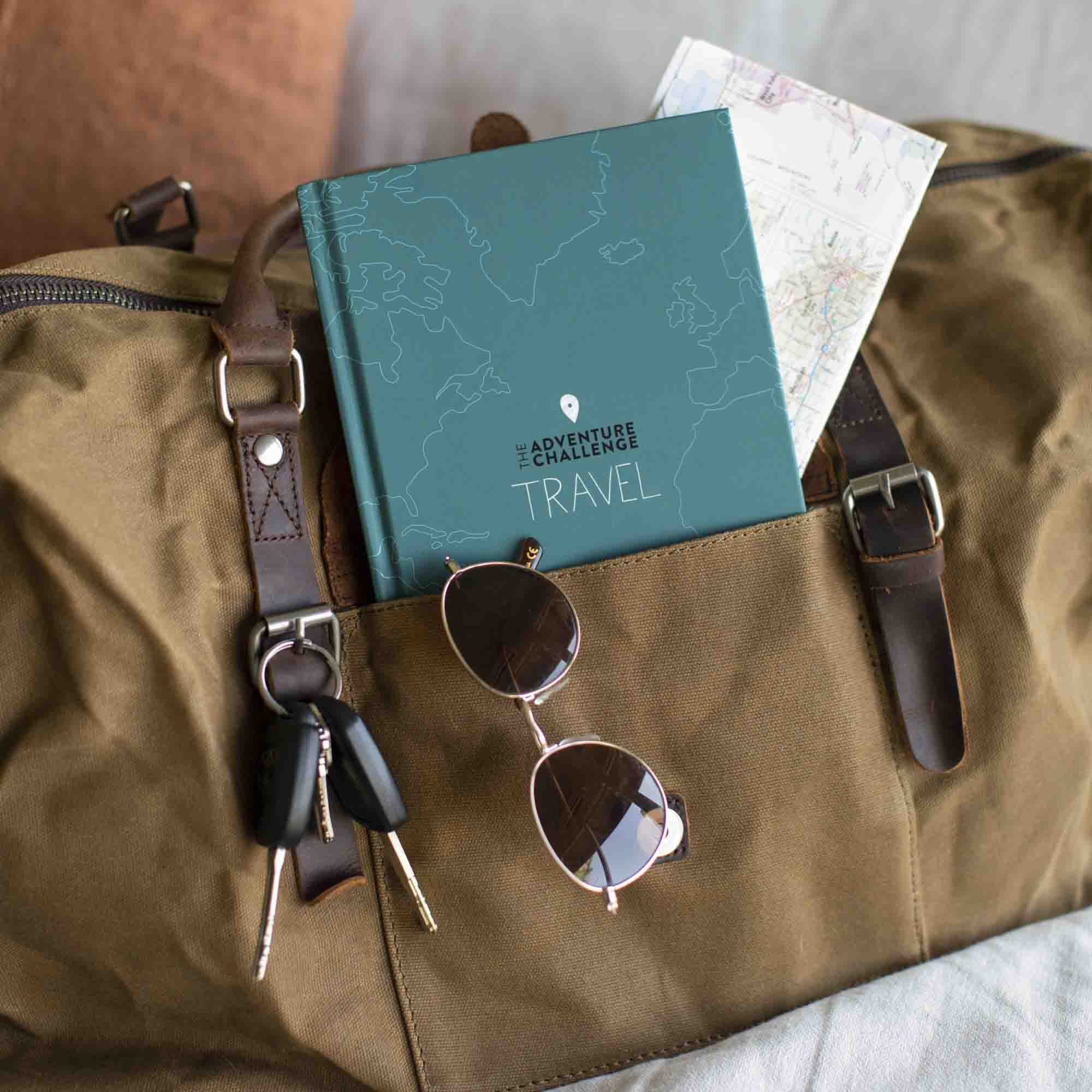 The Travel Edition fits perfectly into a rustic travel bag, ready to make any trip the trip of a lifetime.