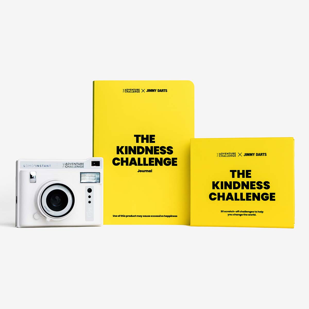 Helping you overcome anxiety through The Kindness Challenge card deck, bundled with the Kindness Journal and a camera to help you document your journey of kindness!