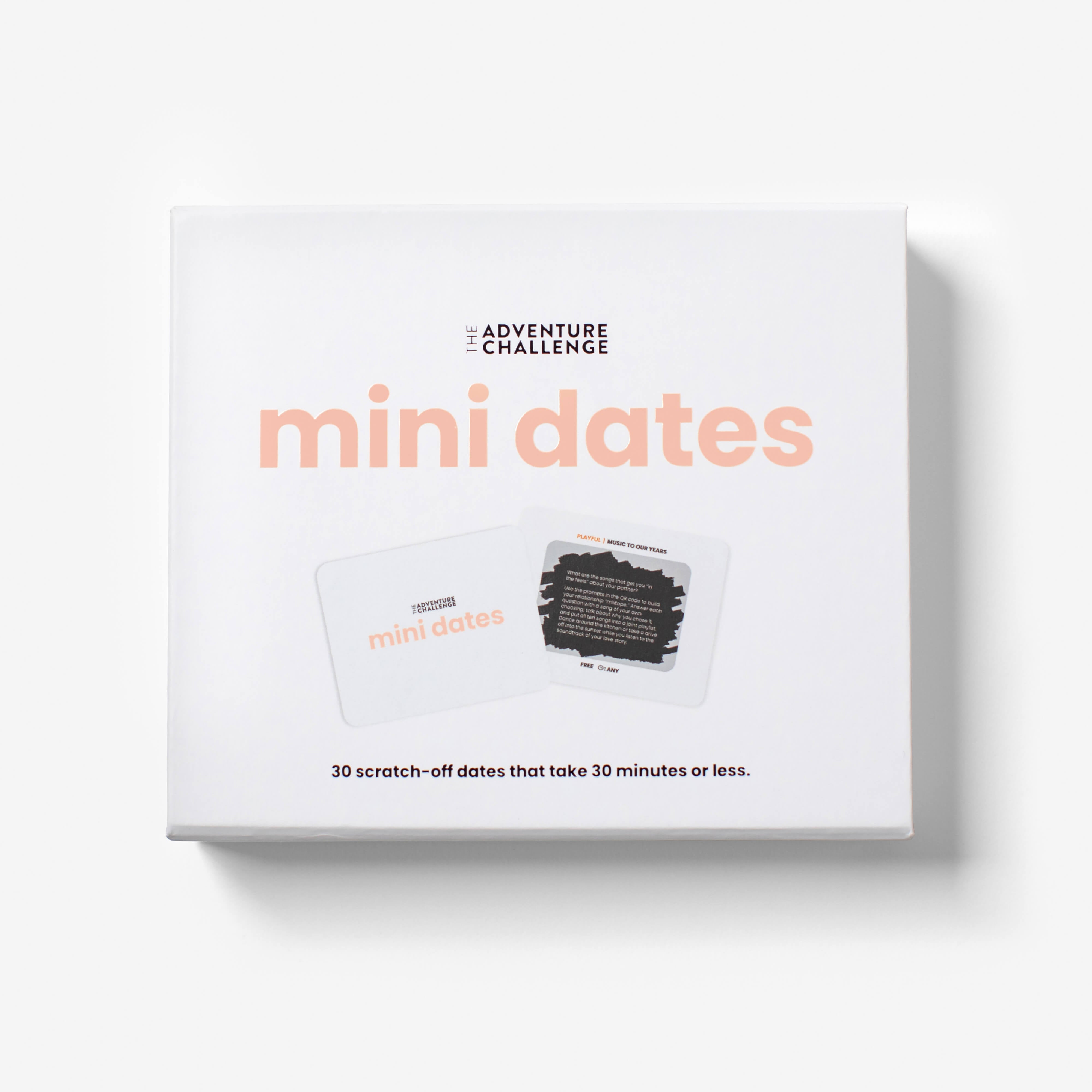 A box of "Mini Dates", 30 dates you can do in 30 minutes or less!