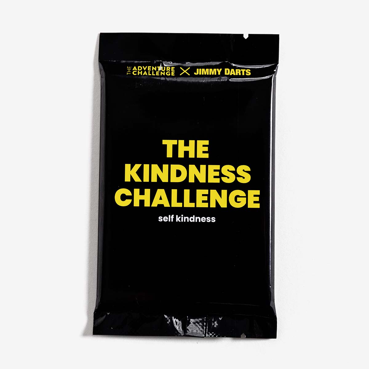 The Kindness Challenge: Self Expanion pack from Jimmy Darts and The Adventure Challenge is 12 scratch-off challenges to help you practice being kind to you! You're worth it. 